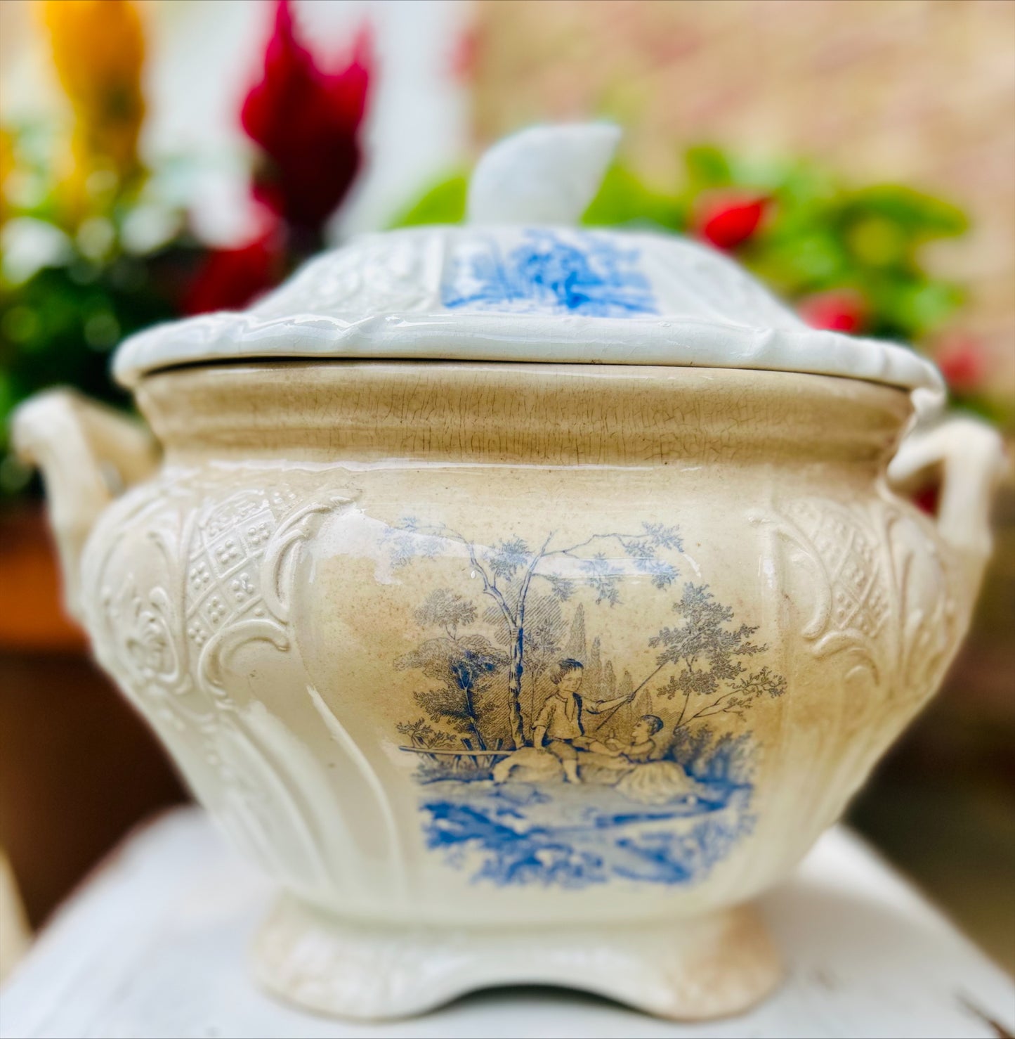Landskap Gustafsberg Soup Tureen From Sweden