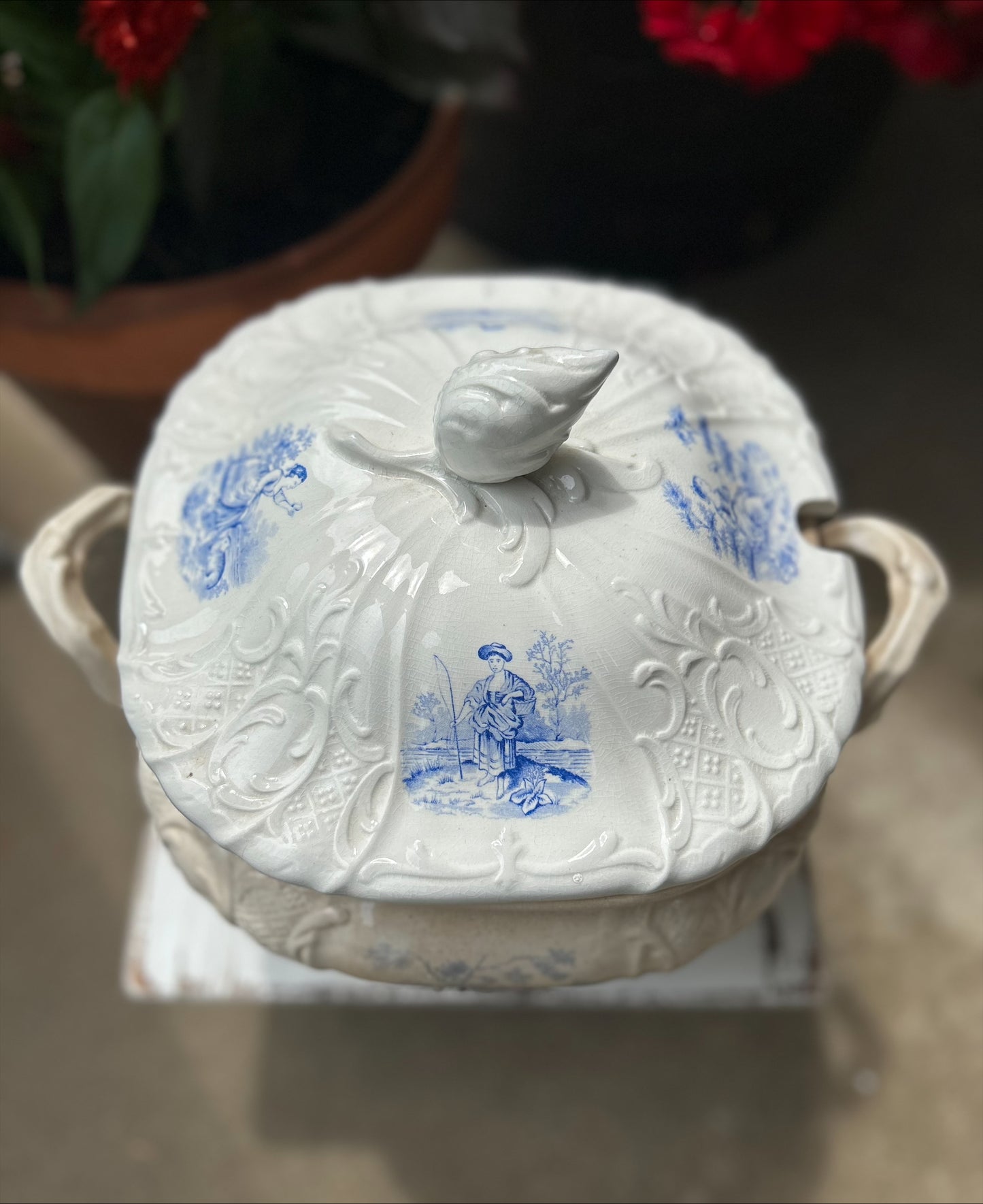 Landskap Gustafsberg Soup Tureen From Sweden