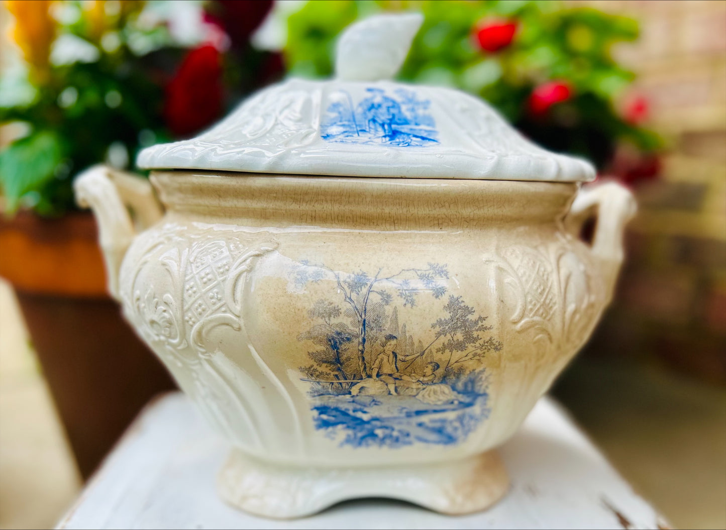Landskap Gustafsberg Soup Tureen From Sweden