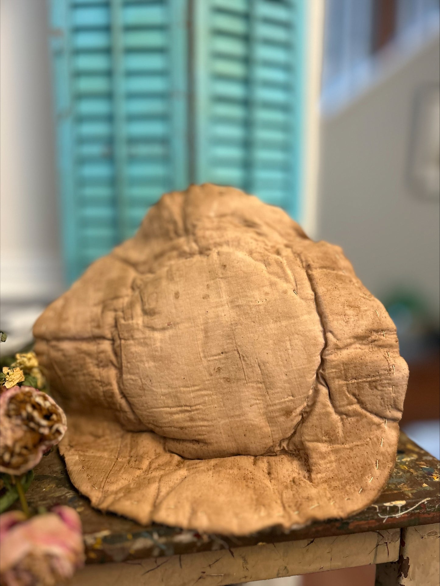 Hand Made Vintage Quilt Witch Hat