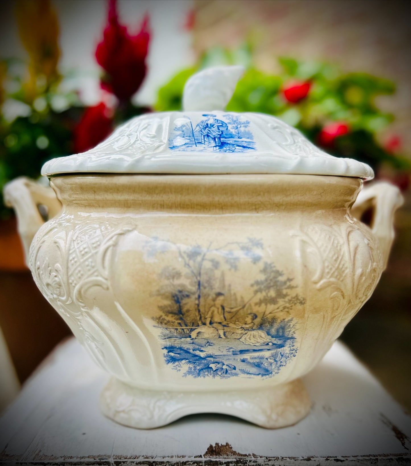 Landskap Gustafsberg Soup Tureen From Sweden