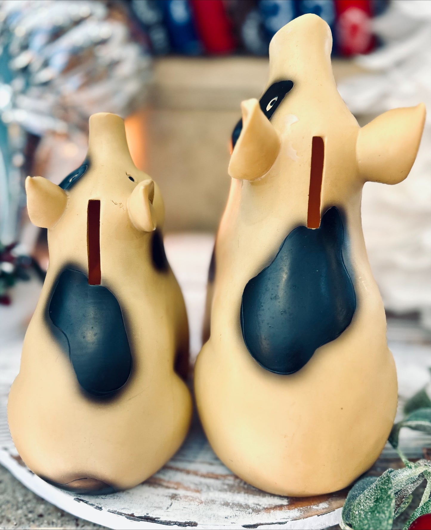 Vintage Piggy Bank Bookends