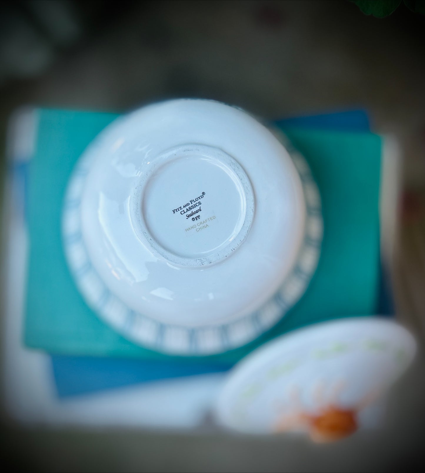 Fitz and Floyd Classics Seaboard Bowl with Lid