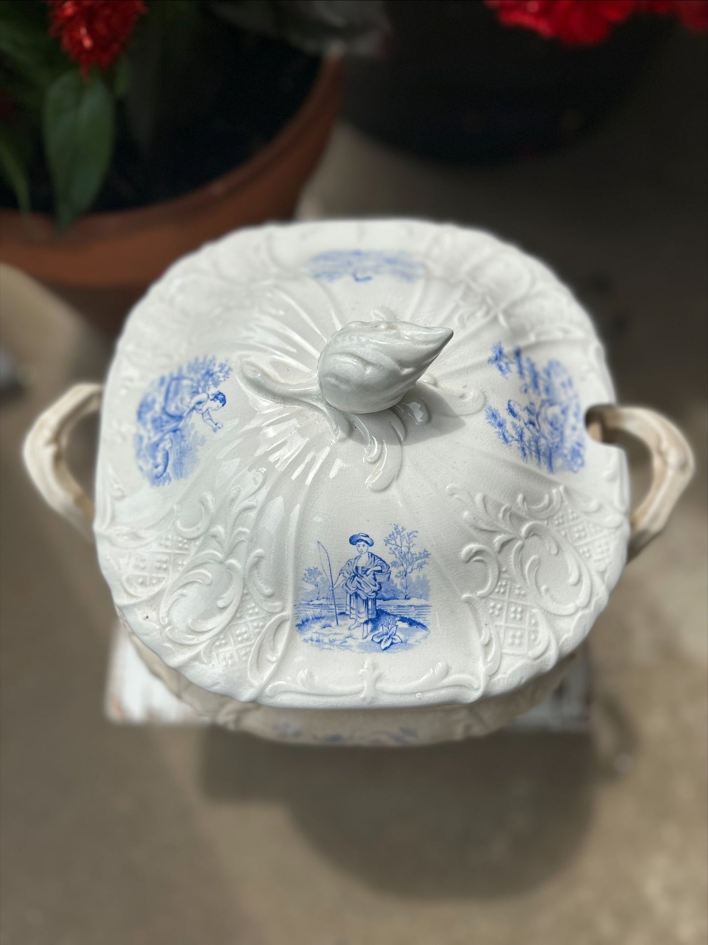 Landskap Gustafsberg Soup Tureen From Sweden