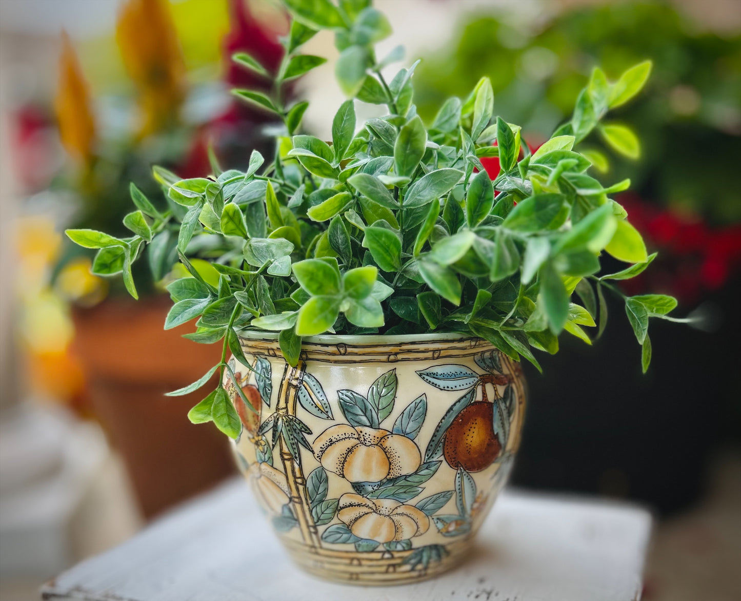 Andrea By Sadek "Blooming Fruit" Planter