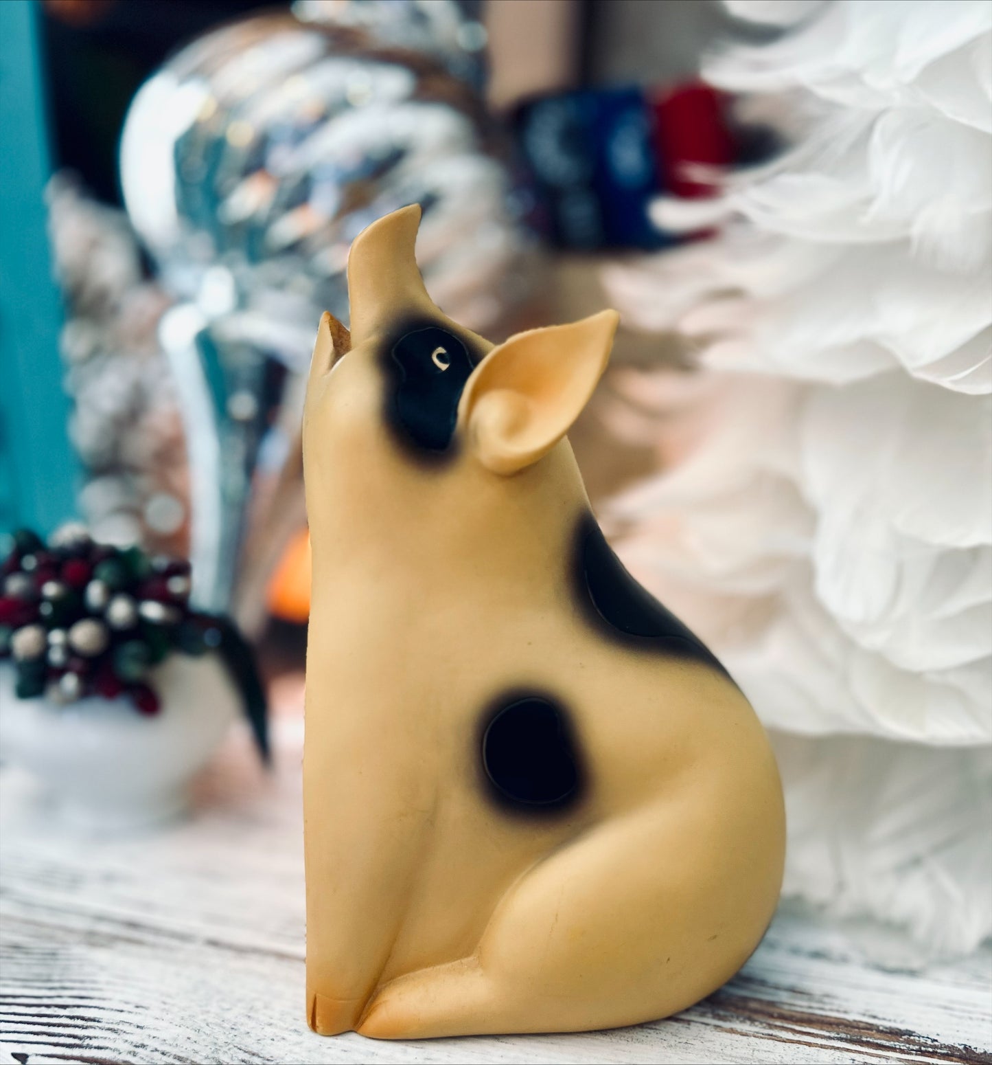 Vintage Piggy Bank Bookends