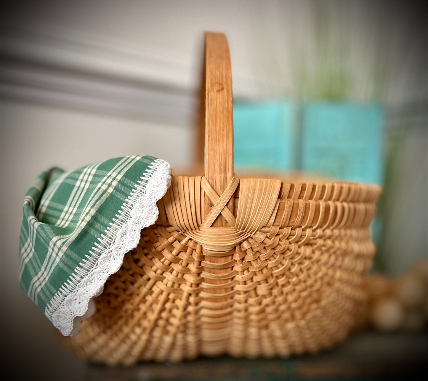 Large Primitive Buttocks Basket