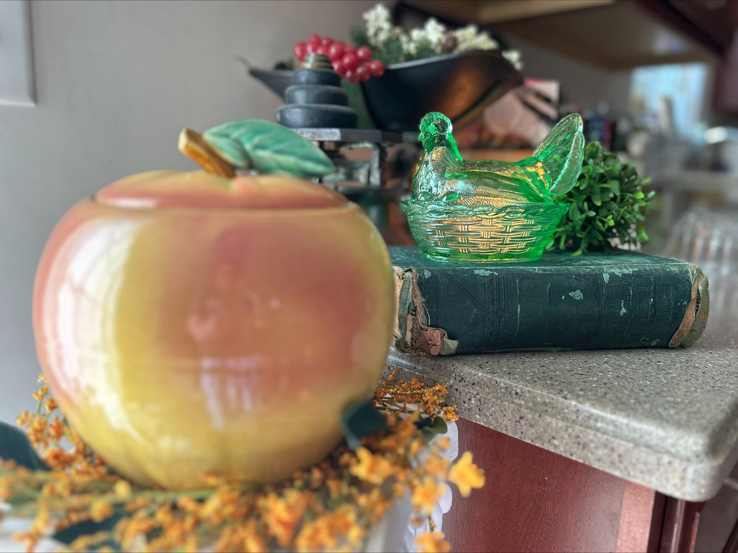 Blushing McCoy Apple Cookie Jar