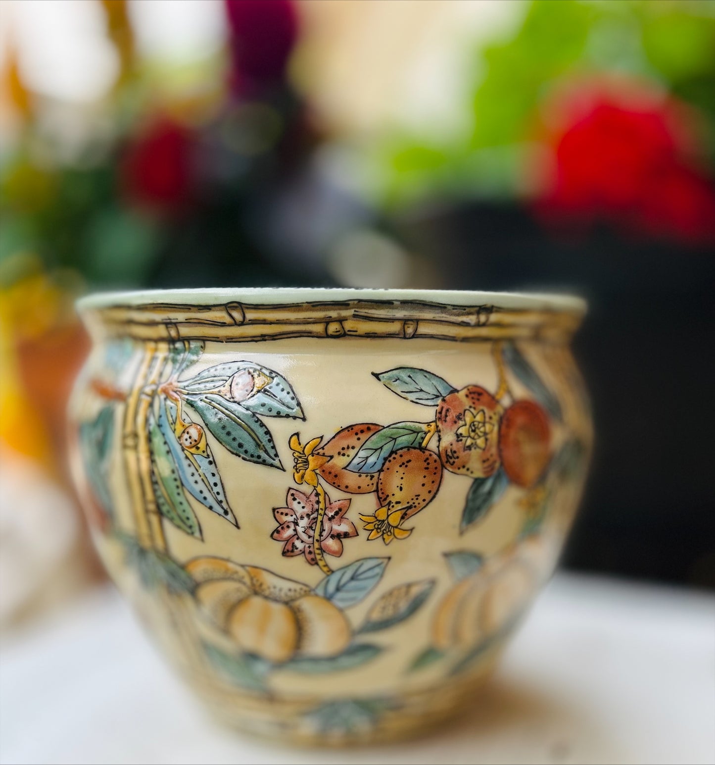 Andrea By Sadek "Blooming Fruit" Planter