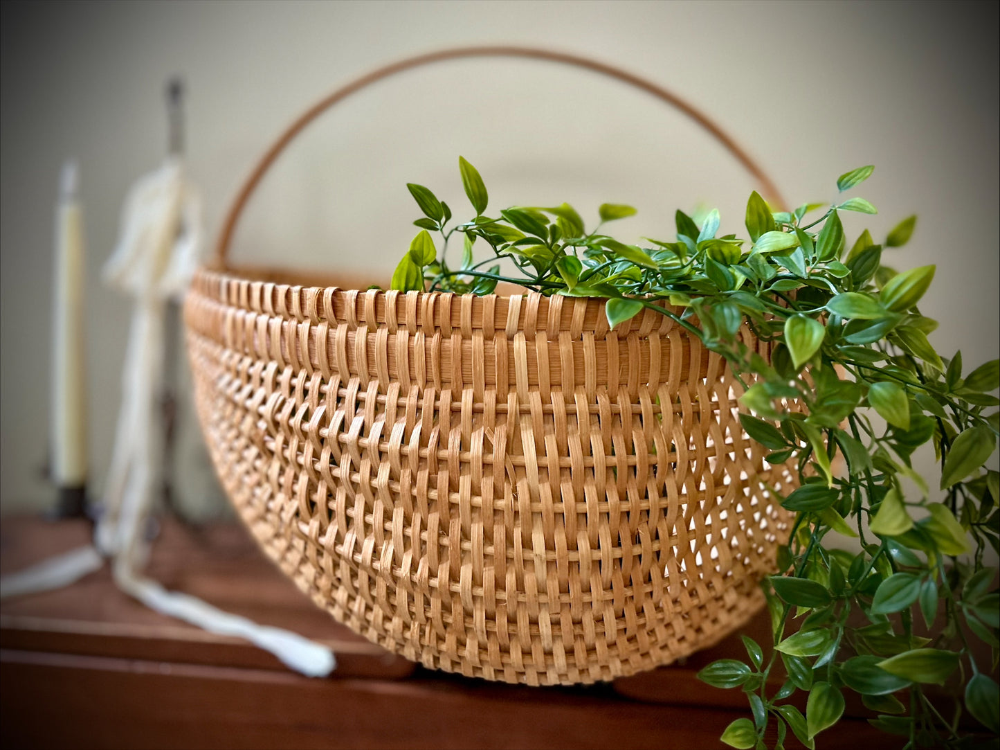 Large Primitive Buttocks Basket