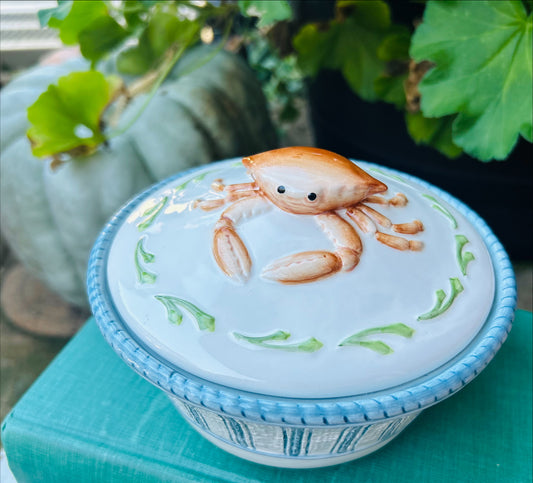 Fitz and Floyd Classics Seaboard Bowl with Lid