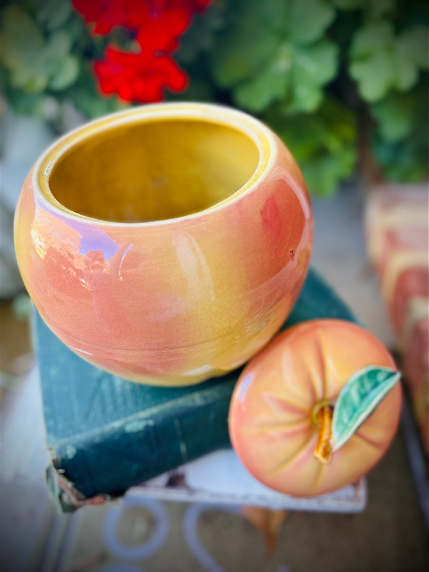 Blushing McCoy Apple Cookie Jar