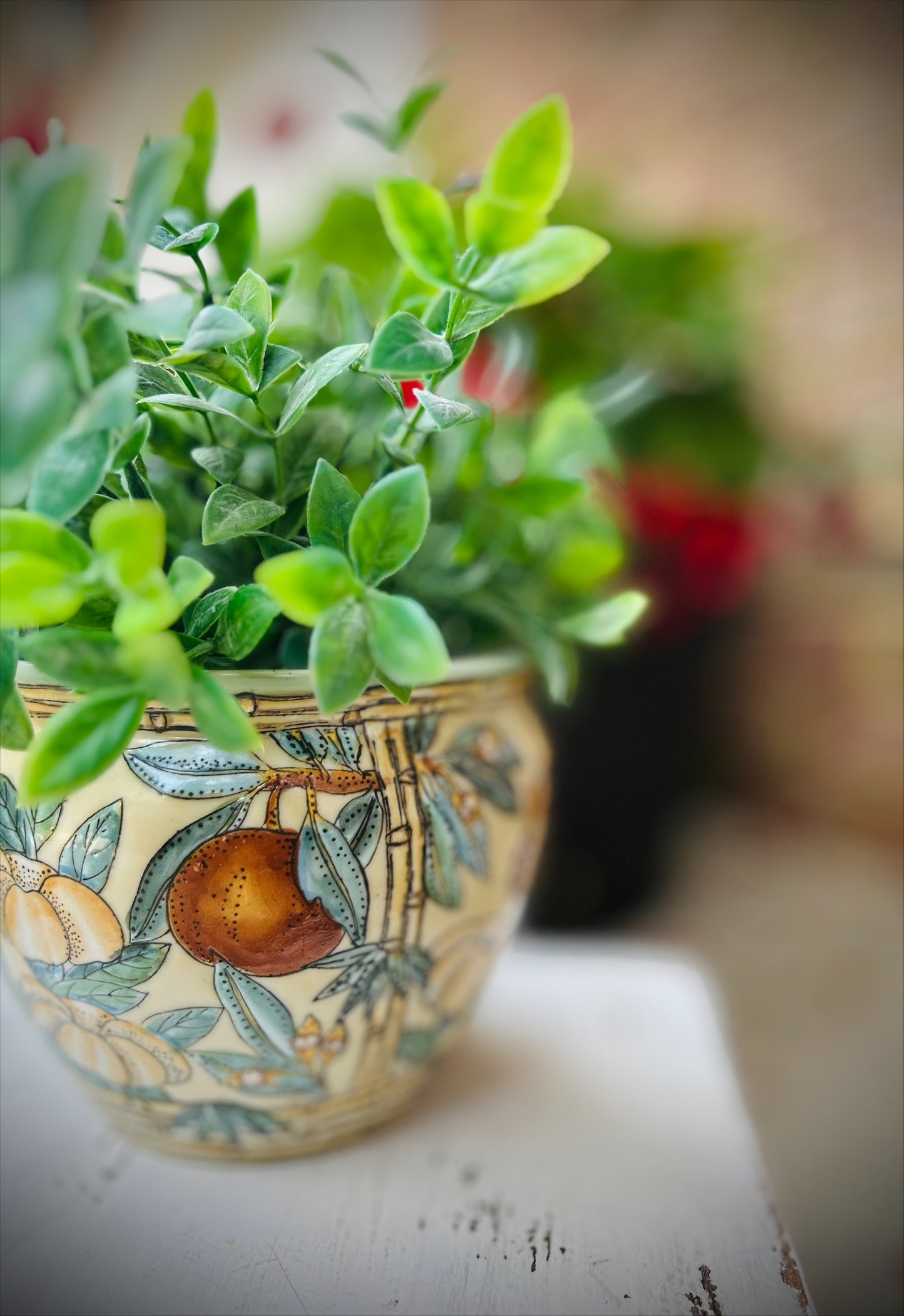 Andrea By Sadek "Blooming Fruit" Planter