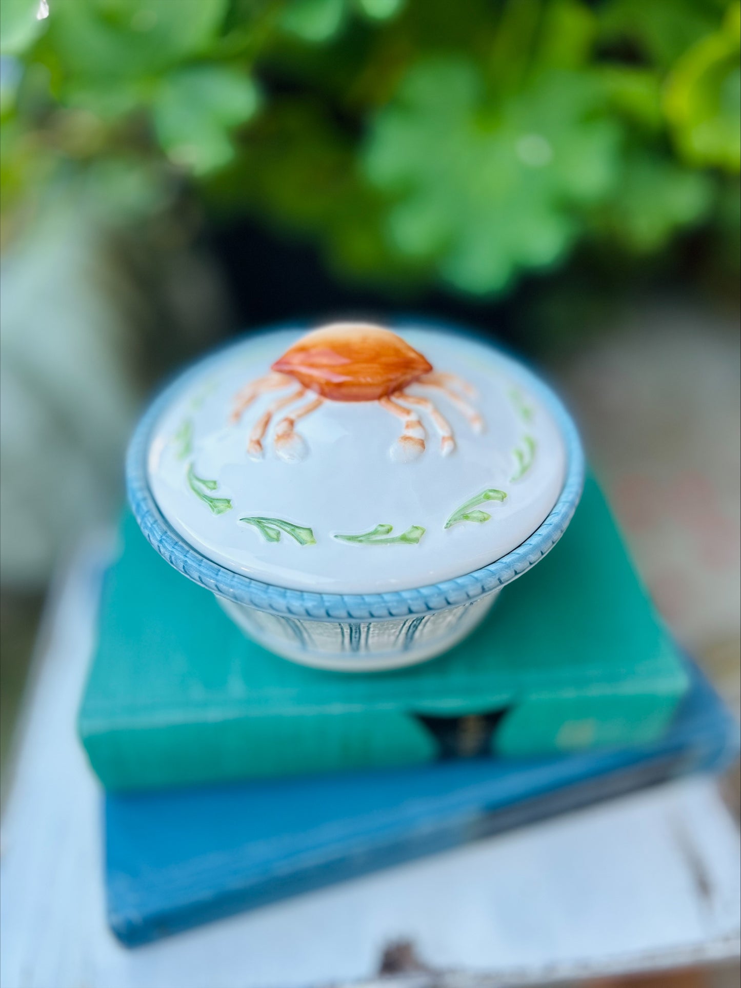 Fitz and Floyd Classics Seaboard Bowl with Lid