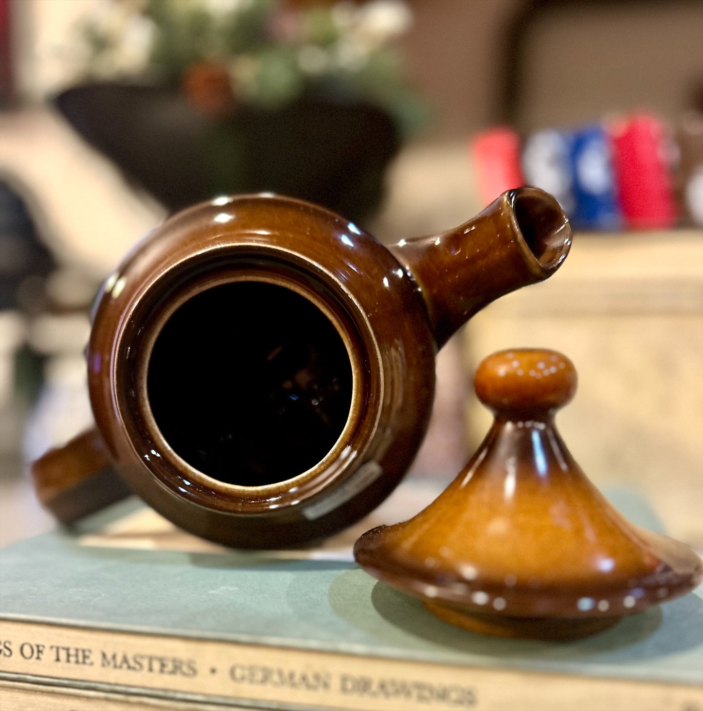 Vintage Goebel Tobago Oeslauer Ceramic Teapot 500/1 stamped, made in Bavaria West Germany